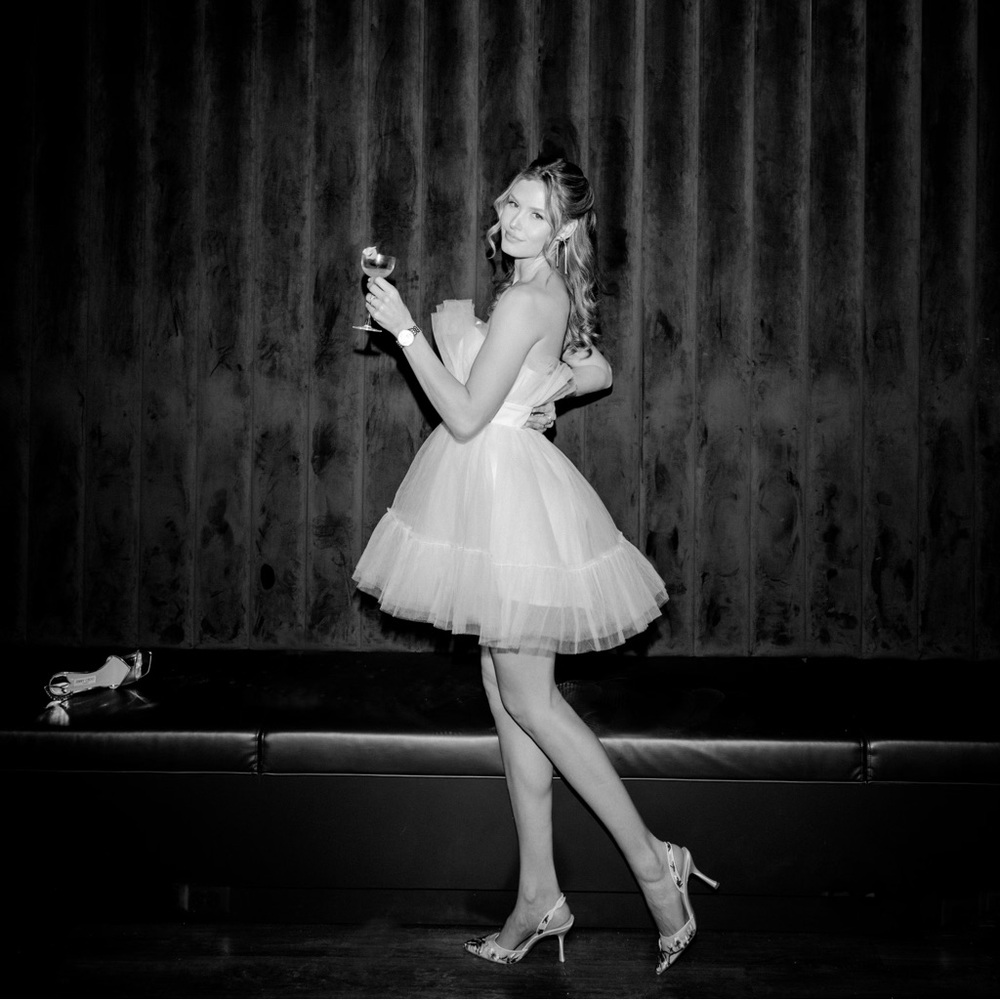 Elegant White Tulle Dress